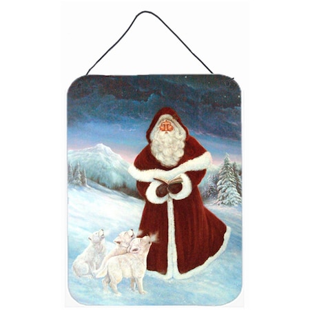 Carolines Treasures A Spirit Of Harmony Santa Claus Wall and Door Hanging Prints PJC1002DS1216